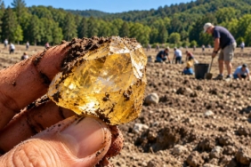 ABD'deki Crater of Diamonds Parkı'nda Ziyaretçilerin Bulduğu Elmaslar Dikkat Çekiyor